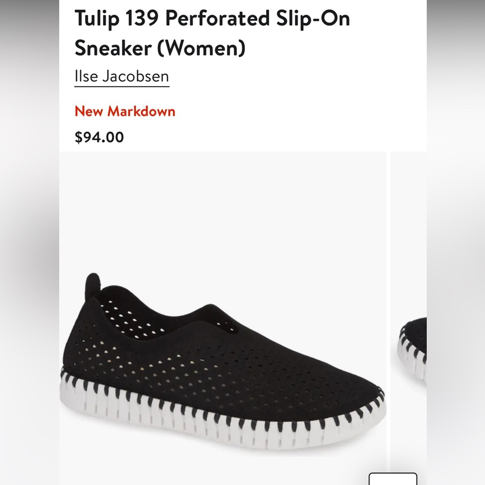 Isle Jacobsen Tulip Slip Ons (W37 or 7)